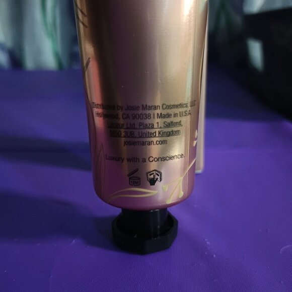 2 Josie Maran Argan Oil LOT Lemon Verbena Hand Cream & .05 oz Pure Argon Oil - Picture 7 of 8